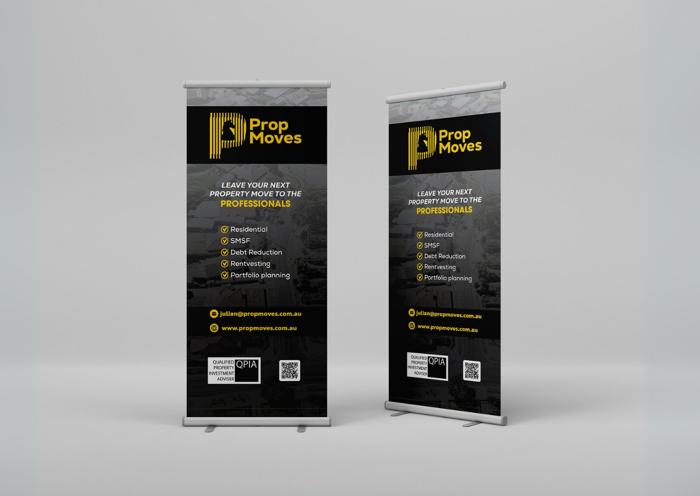 Prop Moves Roll-up Banner Mockups
