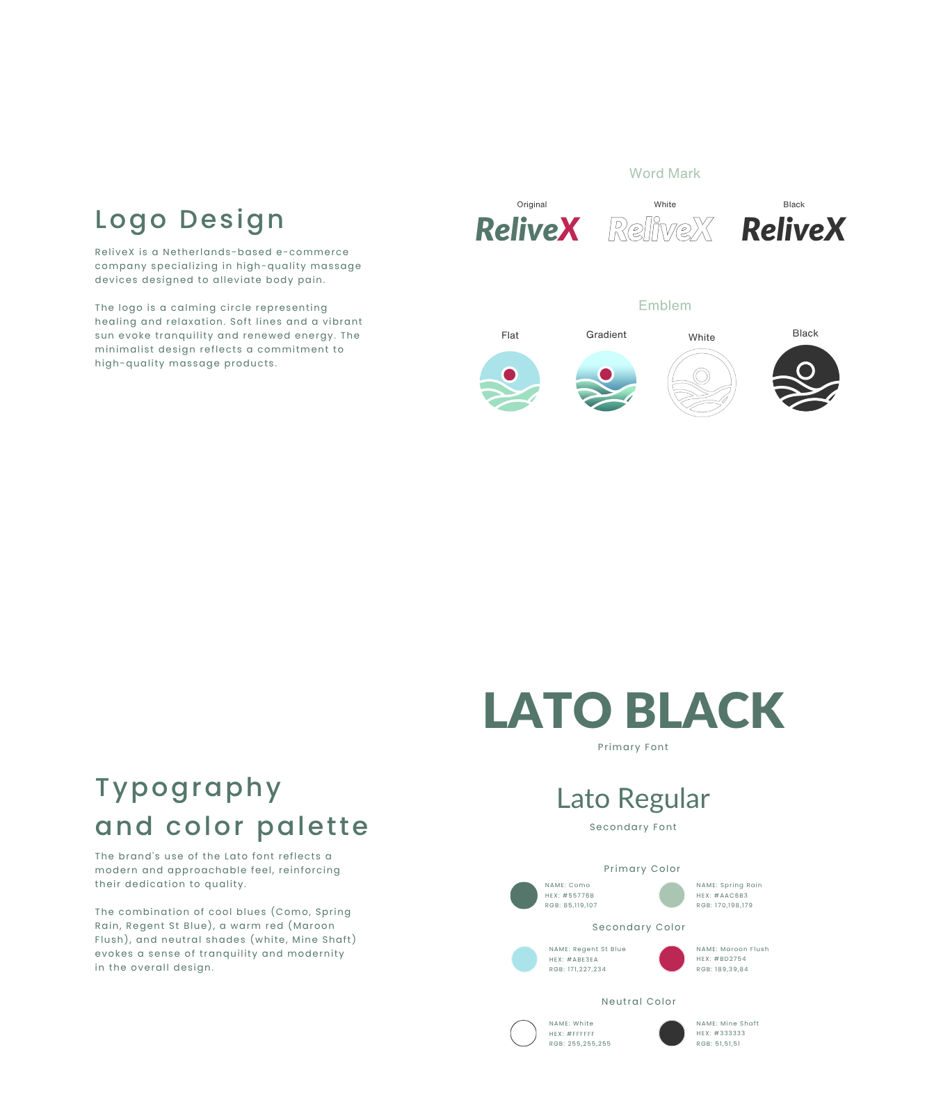 ReliveX Logo Design