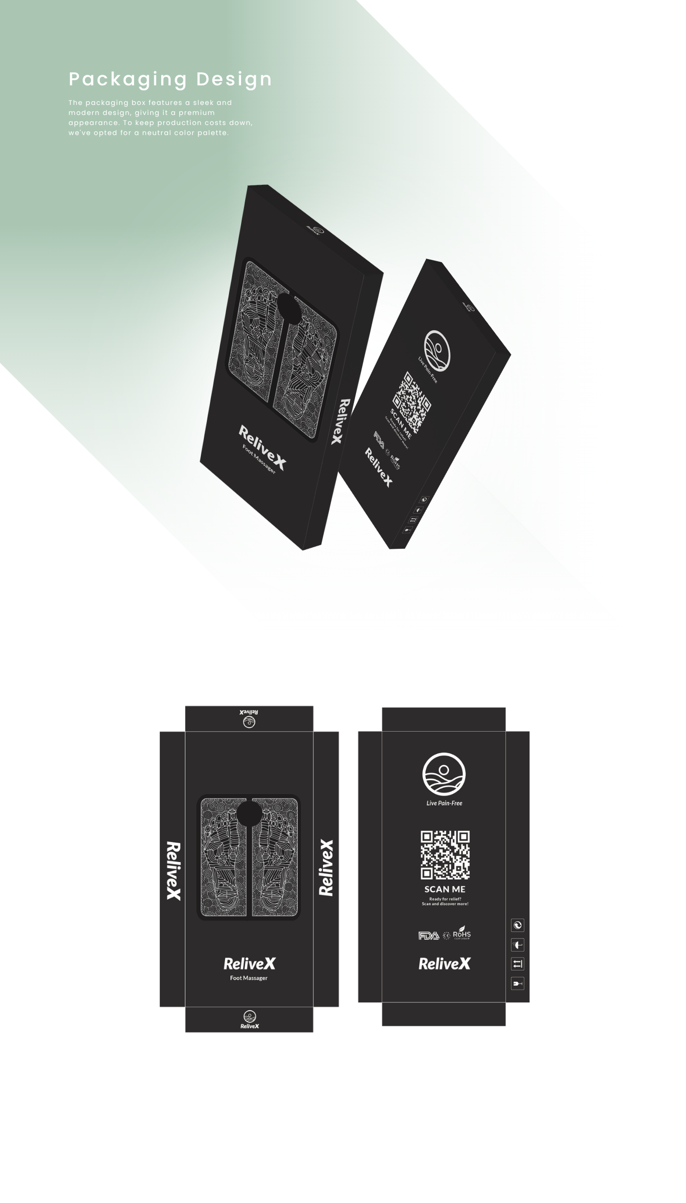 ReliveX Packaging Design