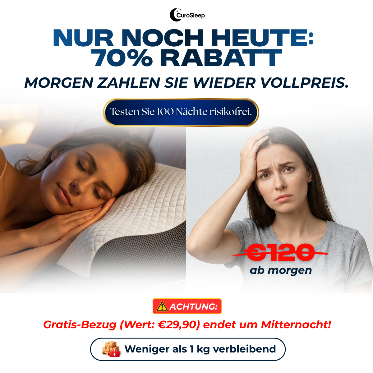 Curosleep static ad design
